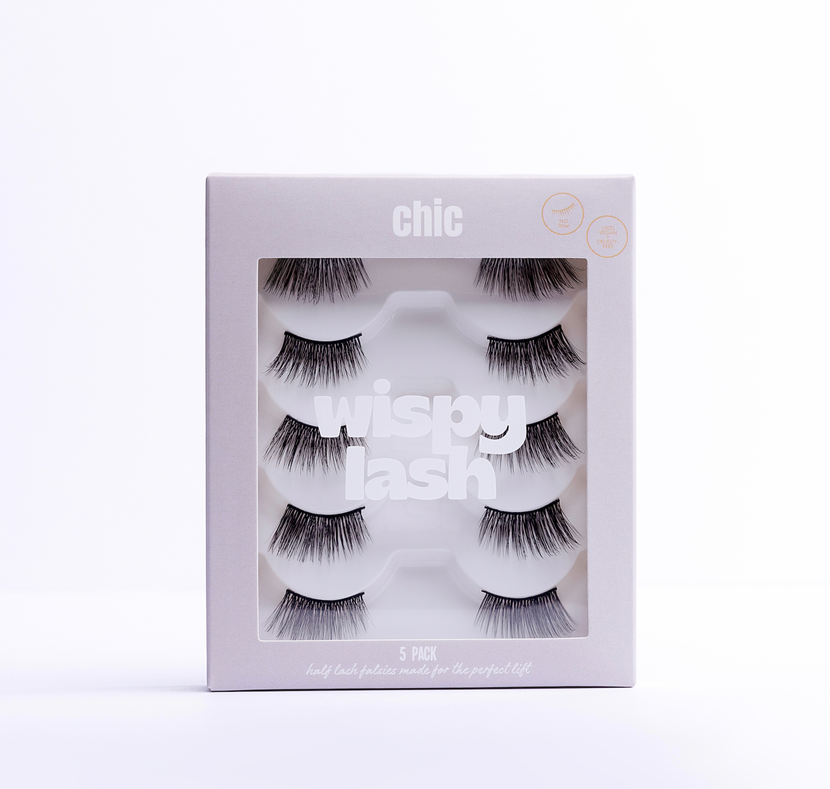 Close up product image, half lashes 